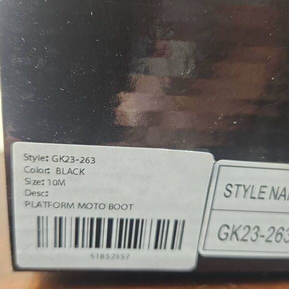 Dolls Kill - Roadway Combat Boots Generation Kiss Women's Size 10 M Black - Picture 9 of 10